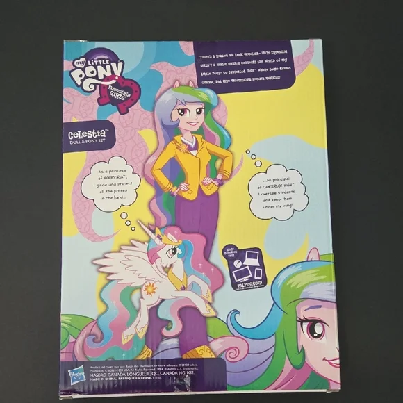 My Little Pony Celestia Doll & Pony Set - Pink and Blue - Picture 5 of 11